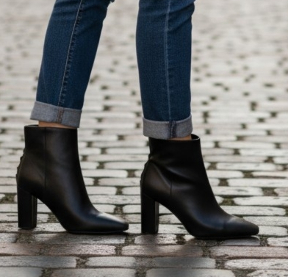 Nine West Black Ankle Booties